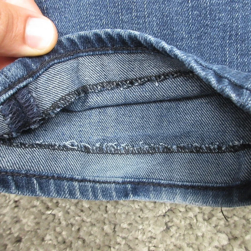 7 For All Mankind Jeans Mens 40x30 Blue The Straight Foolproof Denim Pants Faded